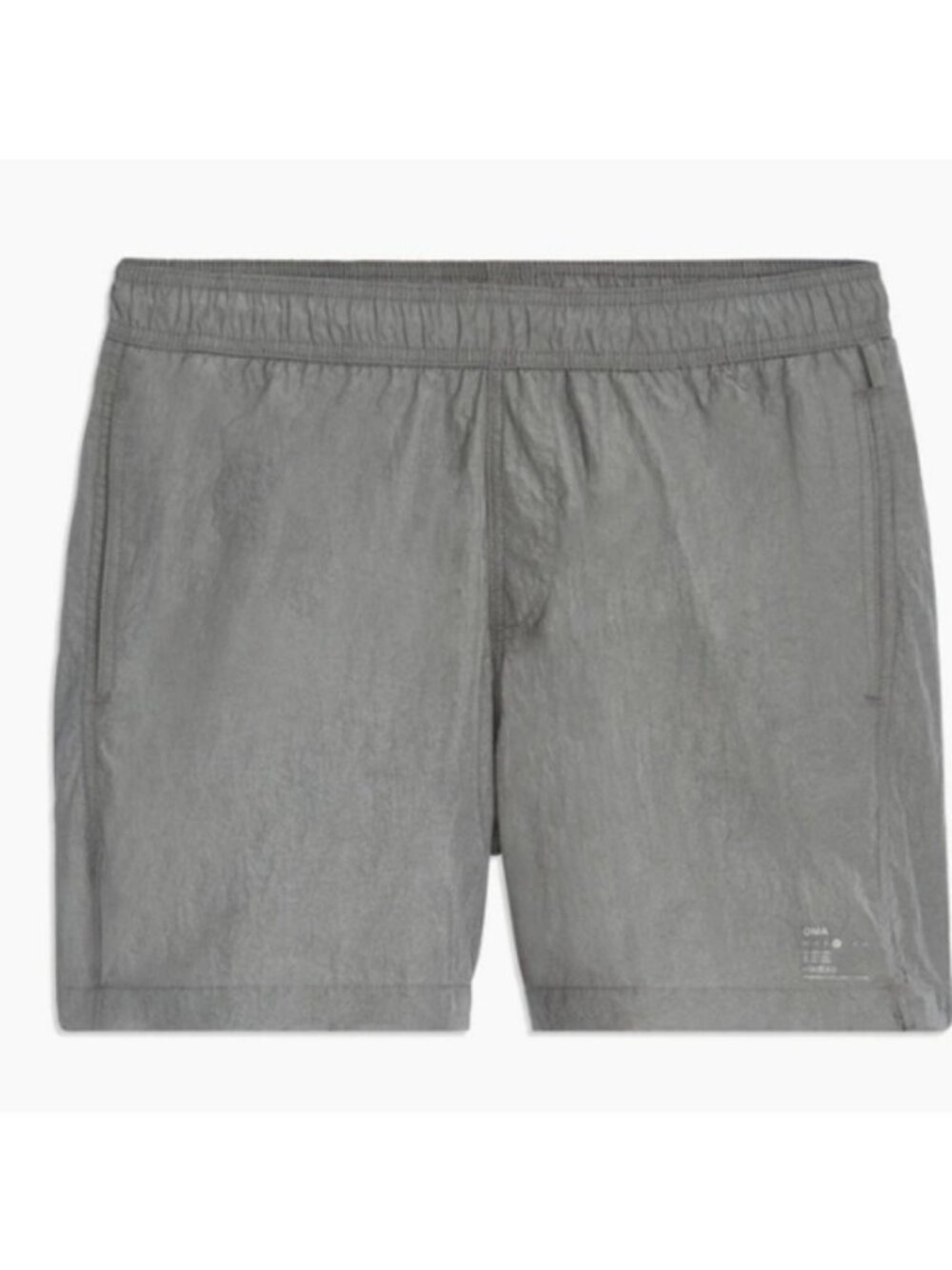 Onia Nylon Crinkle Multifunctional Short, Anchor Grey, size XL